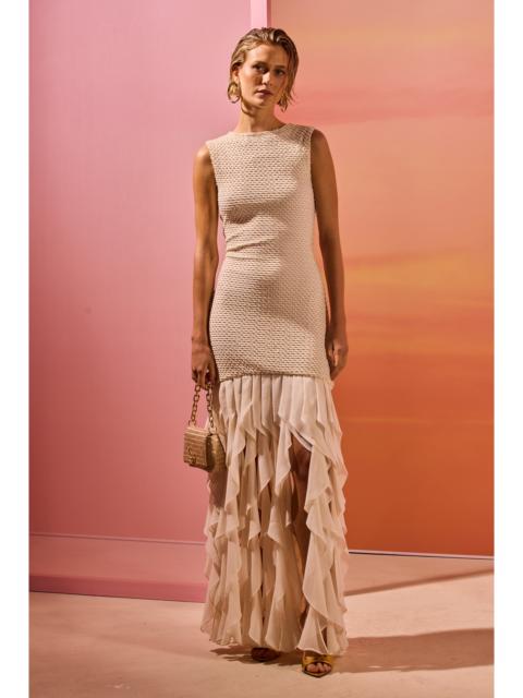 PatBO GAVEA MESH MAXI DRESS