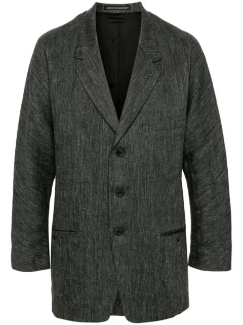 Yohji Yamamoto W-Raglan linen blazer