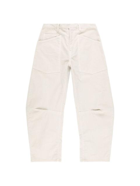 NILI LOTAN Shon patch-pocket corduroy trousers