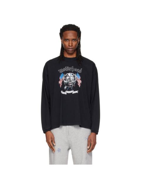 VETEMENTS Black Motörhead Edition Flag Longsleeve T-shirt