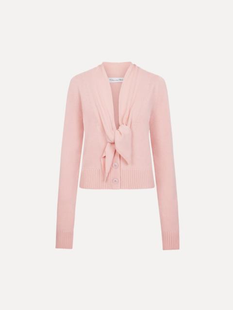 Oscar de la Renta TIE-NECK CARDIGAN