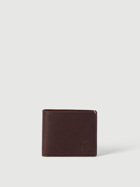 Brunello Cucinelli Brushed leather wallet