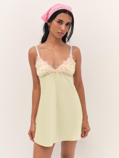 For Love & Lemons Twilight Rose Slip Dress