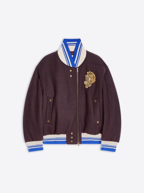 Dries Van Noten EMBROIDERED WOOL BOMBER