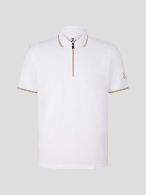 BOGNER Cody Functional polo shirt in White