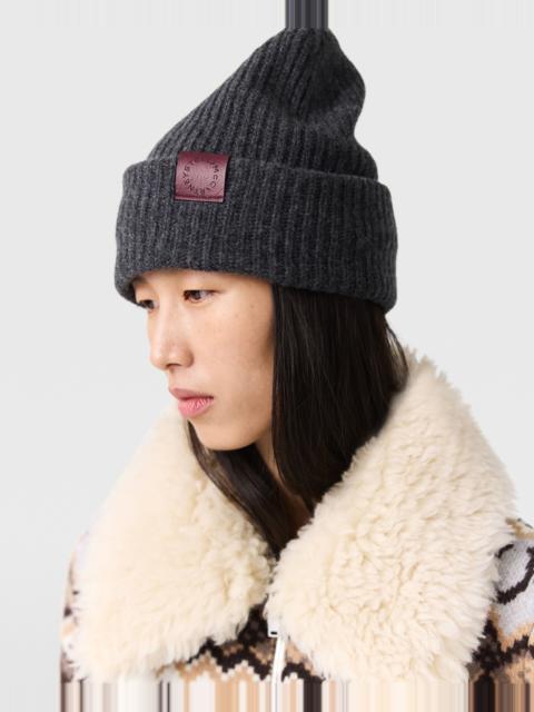 Stella McCartney Ribbed Logo Beanie