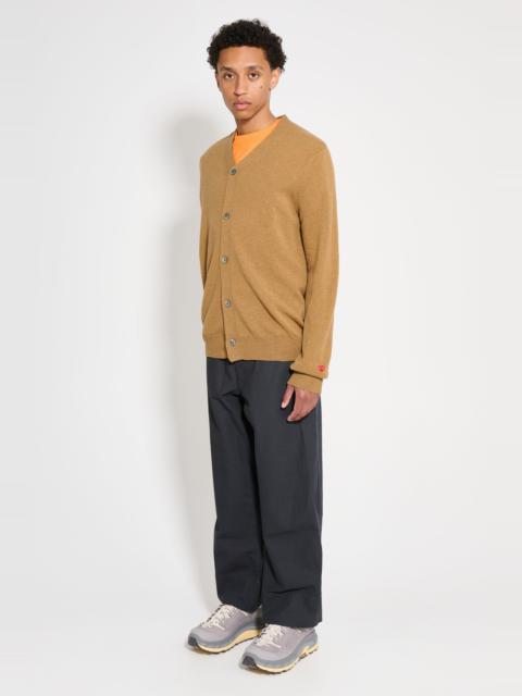 COMME DES GARÇONS PLAY KNIT CARDIGAN CAMEL