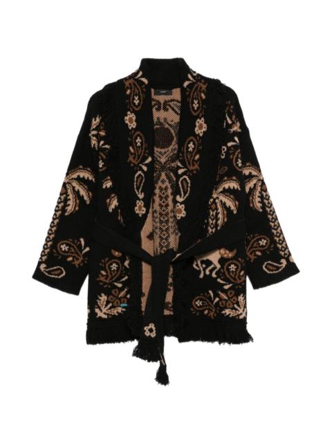 Alanui Island Roots Foulard fringed cardigan