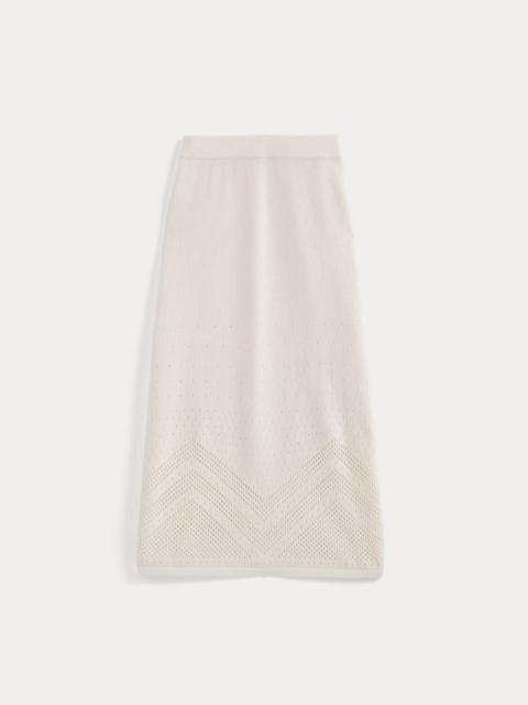 EVERLANE LACE-KNIT MAXI SKIRT