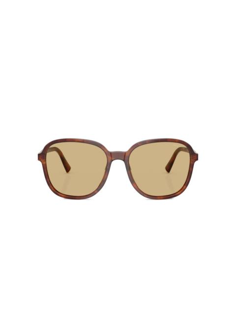 Miu Miu logo geometric sunglasses