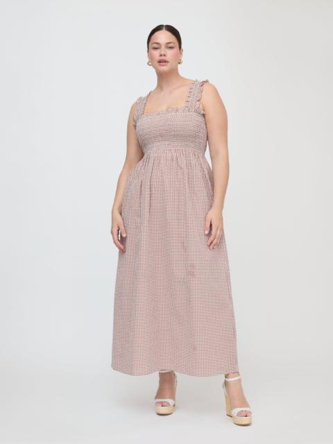 Hill House Home The Ashlyn Nap Dress - Cognac Gingham