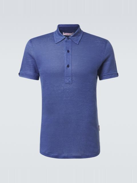 ORLEBAR BROWN Sebastian linen polo shirt