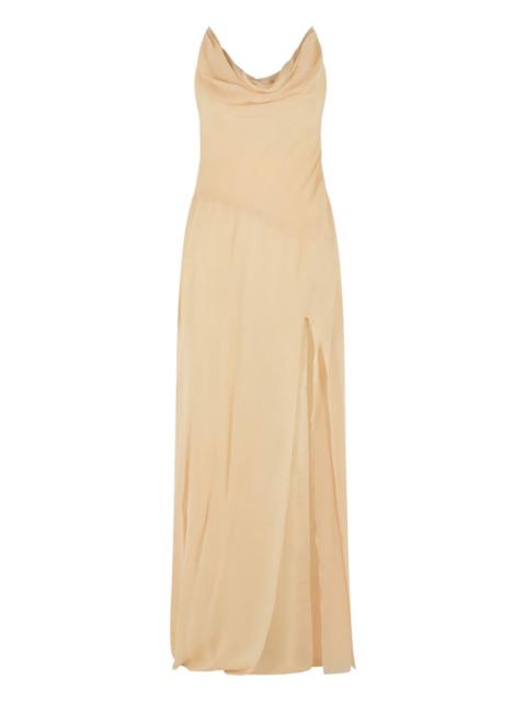 Blumarine cowl-neck maxi dress