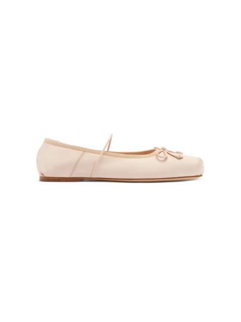 Studio Amelia Mignon Satin Ballet Flats light pink