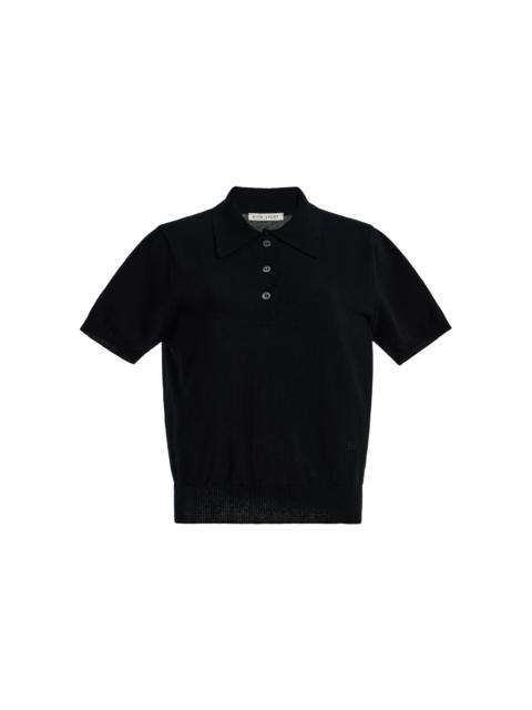 HIGH SPORT Court Cotton Crepe Polo Shirt
