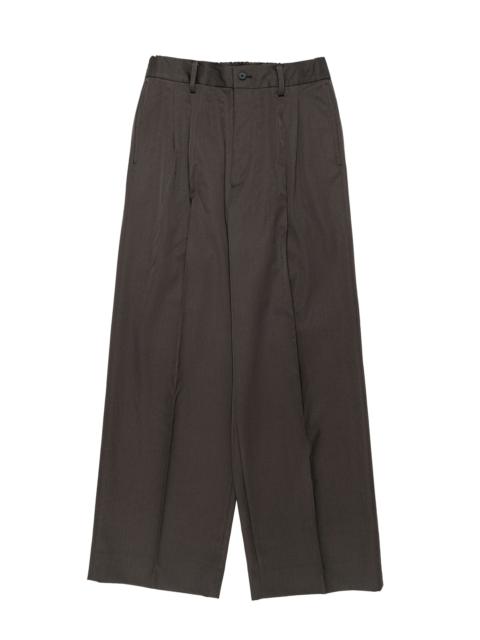 ssstein Easy Long Wide Trousers Grey Khaki