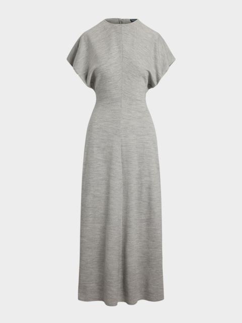 Polo Ralph Lauren Wool-Blend Dolman Maxi Dress