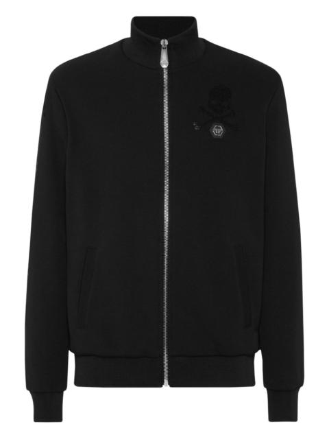 PHILIPP PLEIN skull-embellished bomber jacket