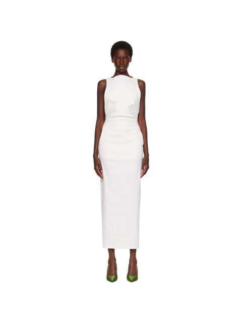 ISSEY MIYAKE Off-White Allow Maxi Dress
