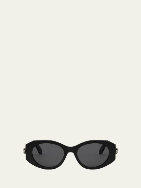 Serpenti Oval Sunglasses