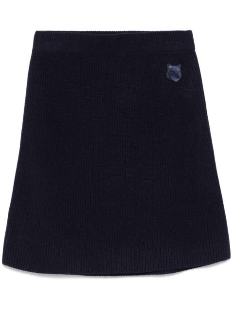 Maison Kitsuné Bold Fox Head mini skirt