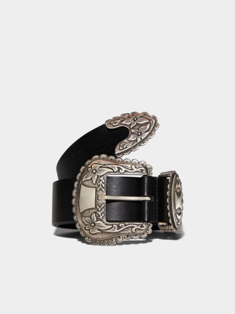 DSQUARED2 GOTHIC GRUNGE BUCKLE BELT