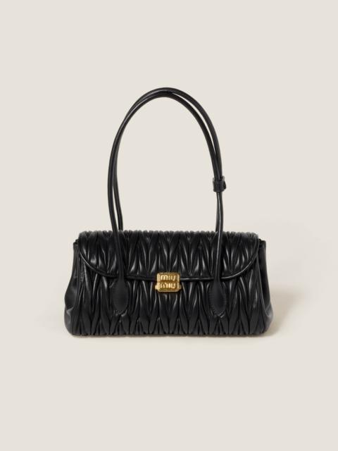 Miu Miu Matelassé nappa leather shoulder bag