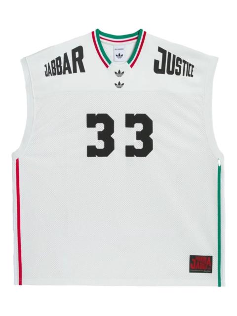 adidas Jabbar Bball "Willy Chavarria - Off White/Black" tank top