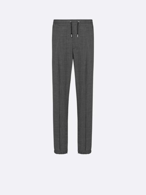 Dior Micro-Houndstooth Track Pants