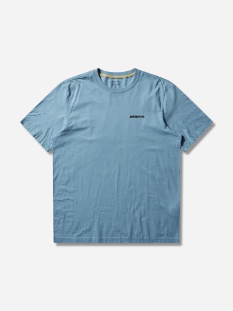 Patagonia Men's P-6 Logo T-Shirt Shore Blue