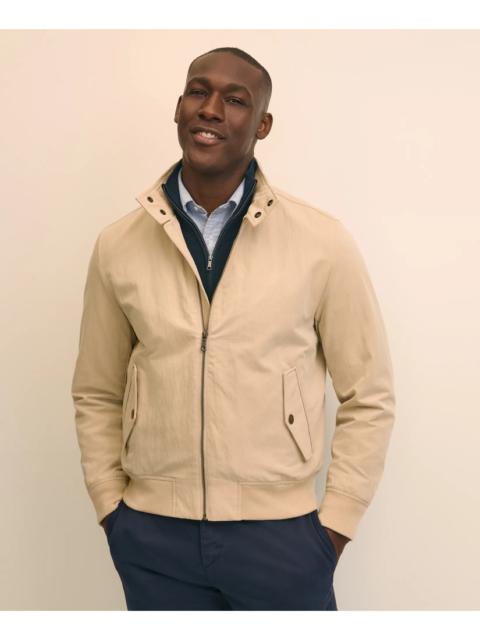 Brooks Brothers Bomber Jacket in Cotton Blend