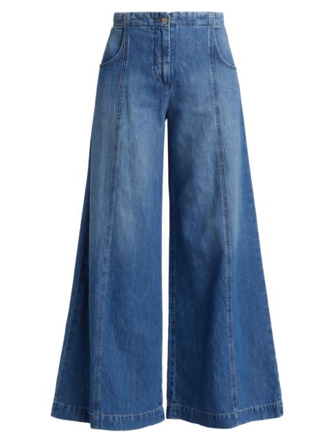 TWP Women's Dancing In The Dark Wide-Leg Jeans - Vintage Wash