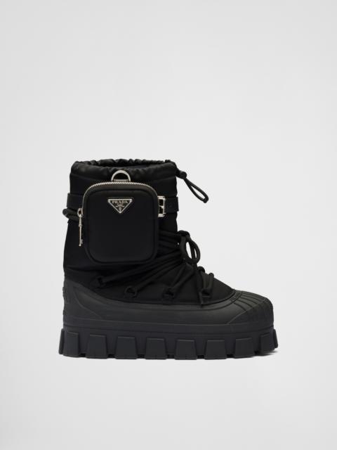 Prada Nylon gabardine après-ski boots
