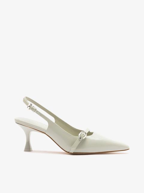 Larroudé Ines Pump Gray Leather