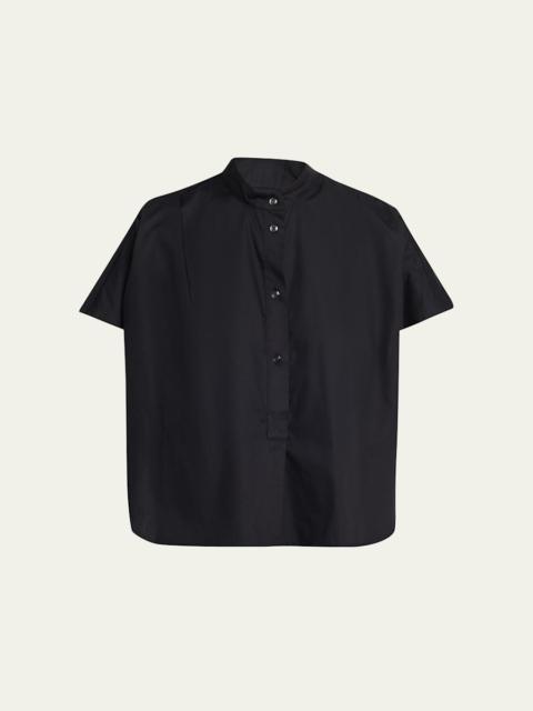 JAMIE HALLER The Amalfi Cotton Poplin Shirt