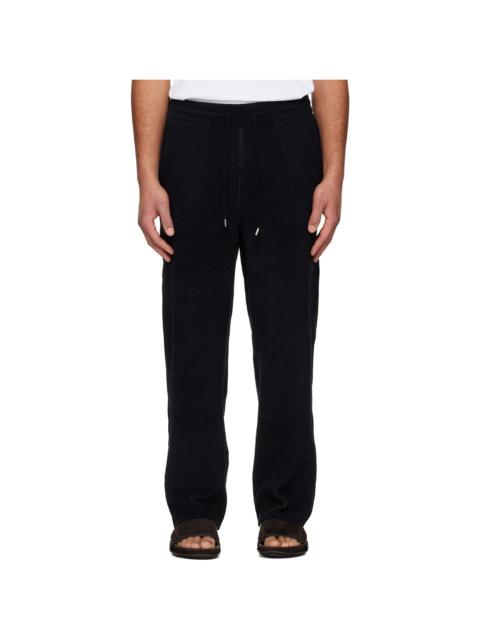 SOLID HOMME Black Essential Knit Trousers