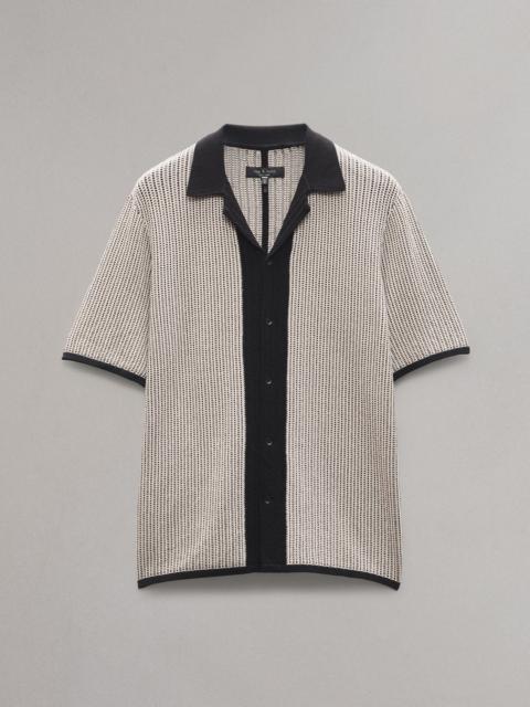 rag & bone Harvey Knit Camp Shirt