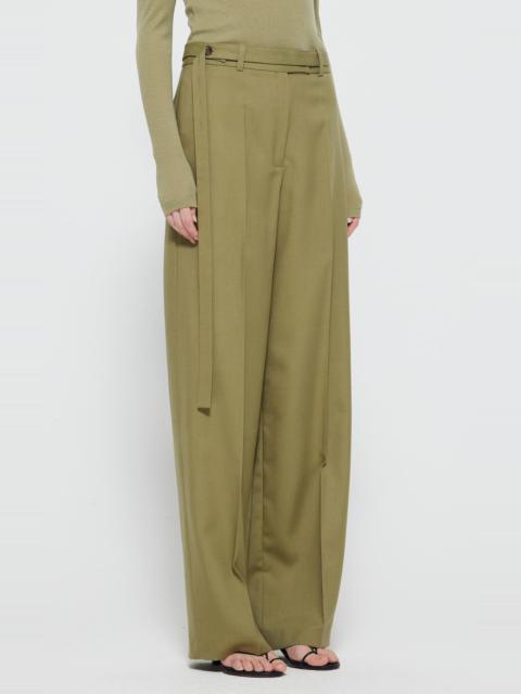 RÓHE Belted Relaxed Pants green