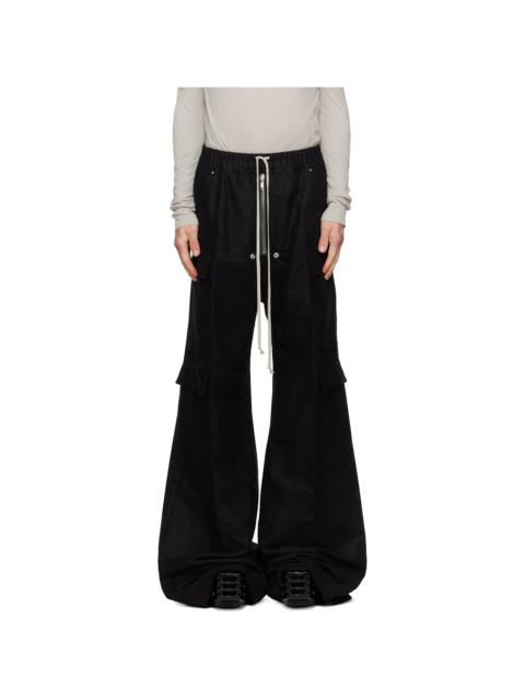 Rick Owens Black Tower Cargobelas Cargo Pants