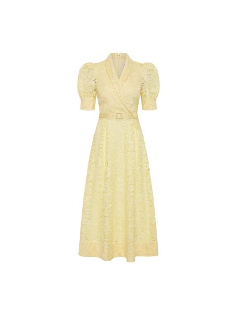 REBECCA VALLANCE Citrine Midi Dress