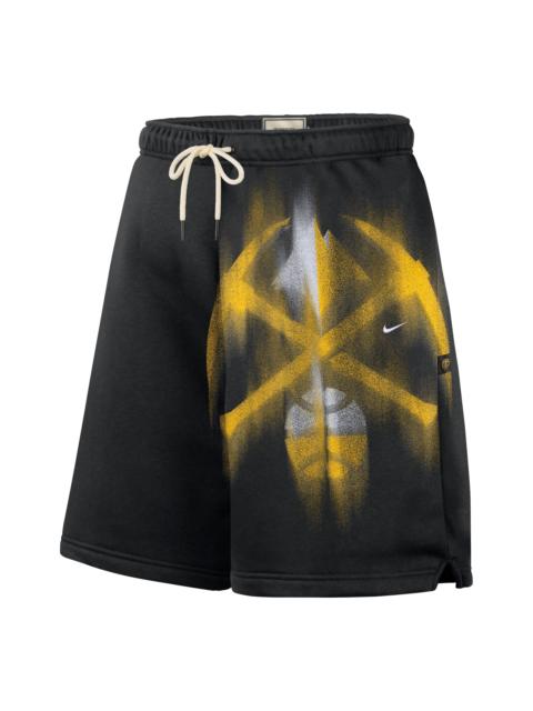 Nike Nike Denver Nuggets Standard Issue Fleece Shorts 'Black White' IQ1476-010