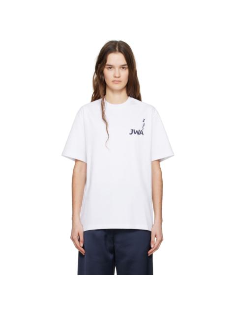 JW Anderson White JWA Back Print T-shirt