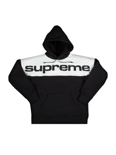 Supreme Blocked Hooded Sweatshirt 'Black'