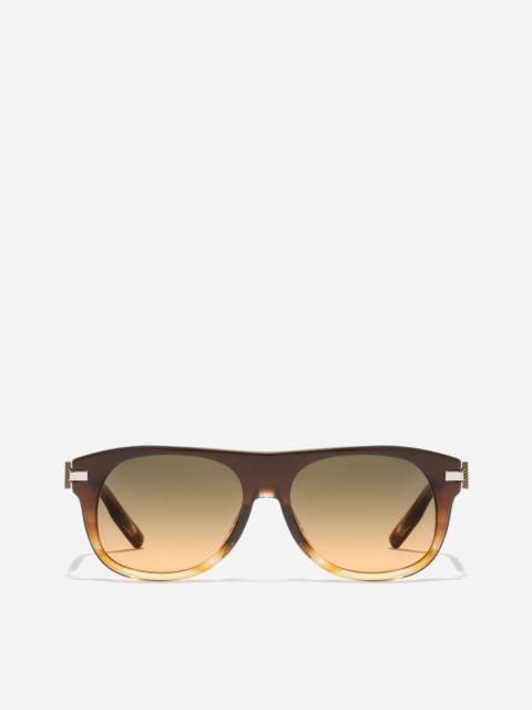Dolce & Gabbana Metal Plaque Sunglasses