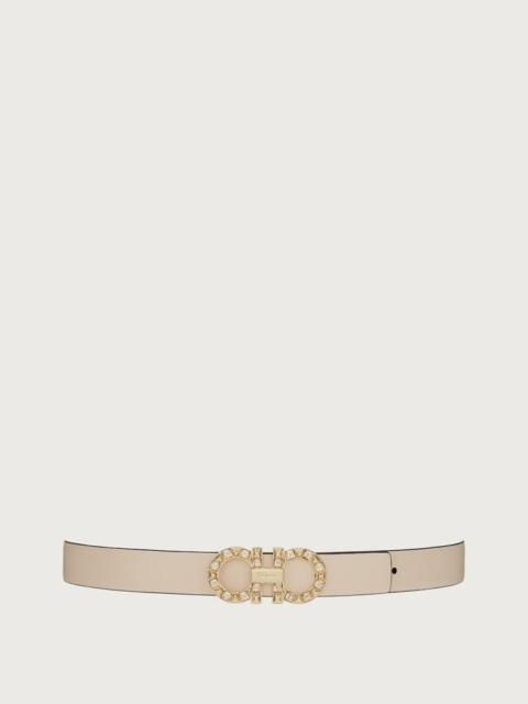 FERRAGAMO REVERSIBLE AND ADJUSTABLE GANCINI BELT