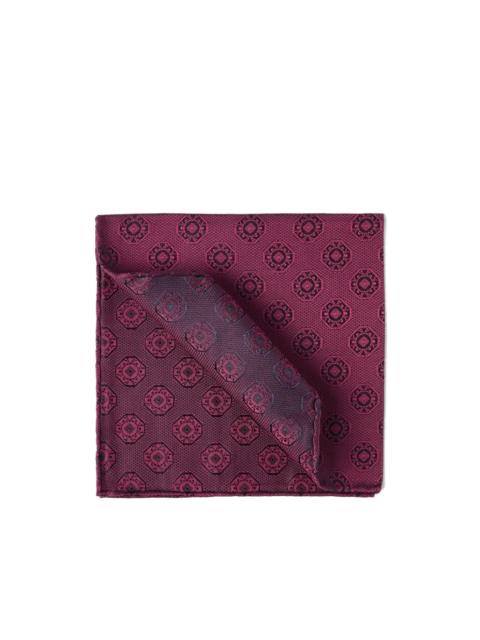 Brunello Cucinelli medallion-print silk pocket square