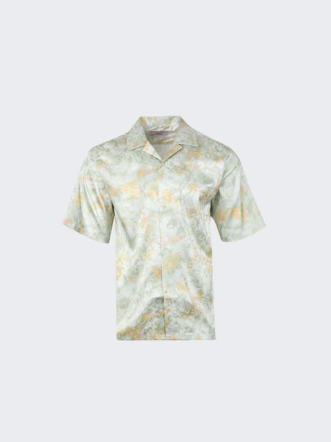 Martine Rose Oversized Hawaiian Short Sleeve Shirt Green Floral