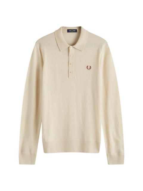 Fred Perry Long Sleeve Knit Polo