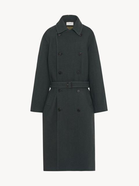 The Row Beyza Coat in Virgin Wool and Linen