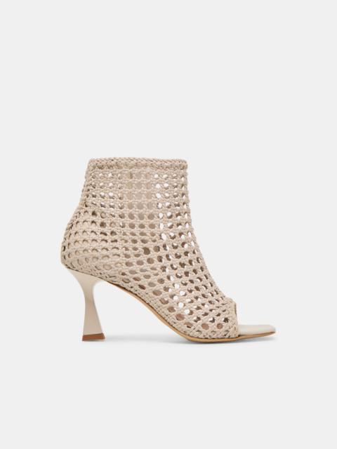 dolce vita QUIN HEELS BONE WOVEN LEATHER